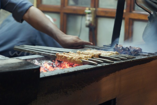 Cooking kebabs